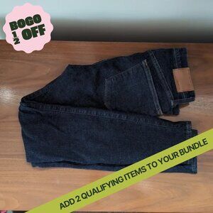 J. Crew Jeans 9" High-Rise Toothpick Dark Blue Size 28 EUC